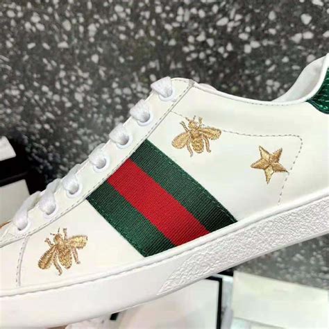 gucci.bee|gucci ace bee embroidered.